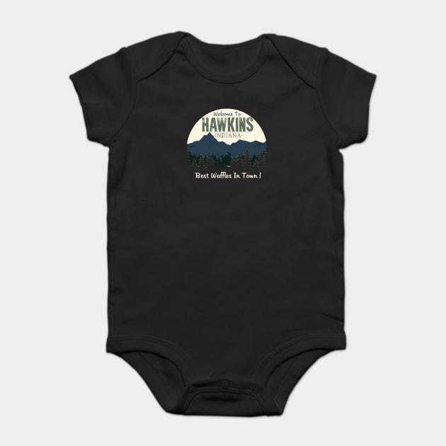 Welcome To Hawkins Baby Bodysuit by Lmann17